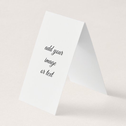 Vouw over aangepaste bladwijzer visitekaartje (Voorkant)