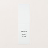 Vouw over aangepaste bladwijzer visitekaartje (Buitenkant ongevouwen)