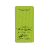 (VOUW OVER) KERSTLABELS :: revers 2P Etiket (Voorkant)