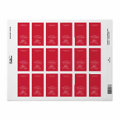 (VOUW OVER) KERSTLABELS :: revers 7P Etiket (Full Sheet)