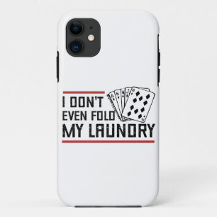 Vouw zelfs niet de pokerspeler van de Fold Laundry Case-Mate iPhone Case