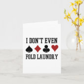 Vouw zelfs niet de pokerspeler van de Fold Laundry Kaart (Gele Bloem)