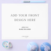 Vouwbaar Huwelijksprogramma 21,59 x 27,94 cm (Enkel)