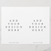 vouwbaar twevoudig programma (Voorkant)