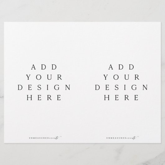 vouwbaar twevoudig programma (Achterkant)