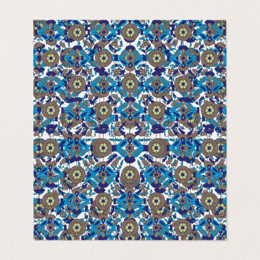 Vouwbaar Visitekaartje (Buitenkant ongevouwen)