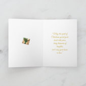 Vouwbare kerstkaart - Victoriaanse kerstsplendor Kaart (Binnen)