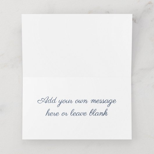 Vouwbare naam plaatskaart - Paarse bladervulling b Plaatskaartje (Binnenkant ongevouwen)