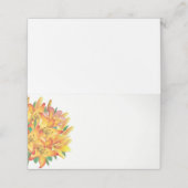 Vouwbare Naam Plaatskaart Plaatskaartje (Buitenkant ongevouwen)