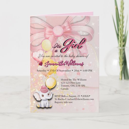 Vouwbare Olifant Kaart (Voorkant)