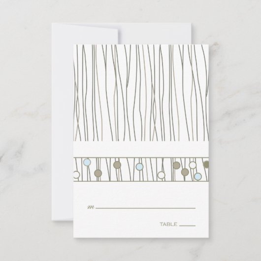 Vouwbare Tafelkaart Kaart (Voorkant)