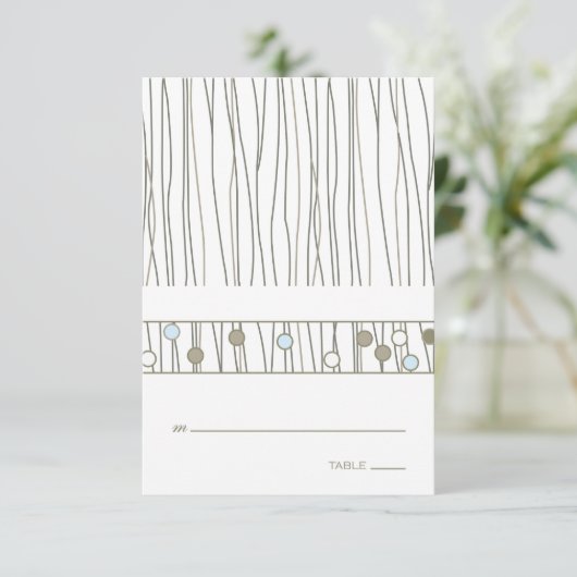 Vouwbare Tafelkaart Kaart (Staand voorkant)