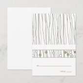 Vouwbare Tafelkaart Kaart (Voorkant / Achterkant)