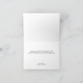 Vouwbare Trouw Trouwkaart - Witte Script Bedankkaart (Binnen)