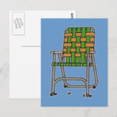 Vouwbare Tuinstoel Briefkaart (Voorkant / Achterkant)