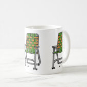 Vouwbare Tuinstoel Koffiemok (Voorkant rechts)