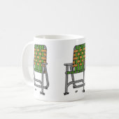 Vouwbare Tuinstoel Koffiemok (Voorkant links)