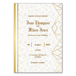 Vouwbare Uitnodiging Kaart