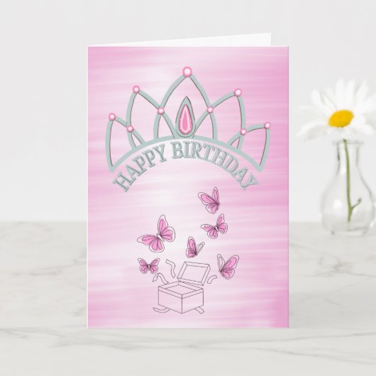Vouwbare Verjaardagskaart Kaart (Kleine Plant)