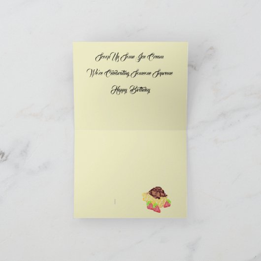 Vouwbare Verjaardagskaart: Vier het feest Kaart (Binnen)