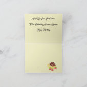 Vouwbare Verjaardagskaart: Vier het Kaart (Binnen)