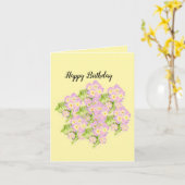 Vouwbare Verjaardagskaart voor nichtje Kaart (Gele Bloem)