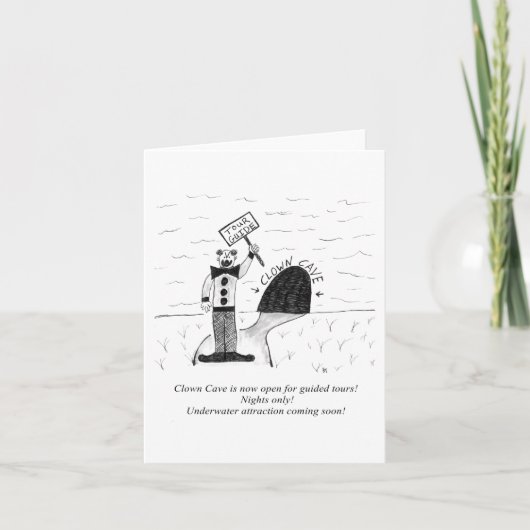 Vouwbare wenskaart (blanko binnenkant) kaart (Voorkant)