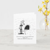 Vouwbare wenskaart (blanko binnenkant) kaart (Gele Bloem)