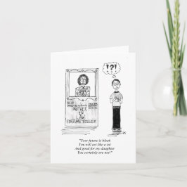 Vouwbare wenskaart (blanko binnenkant) kaart