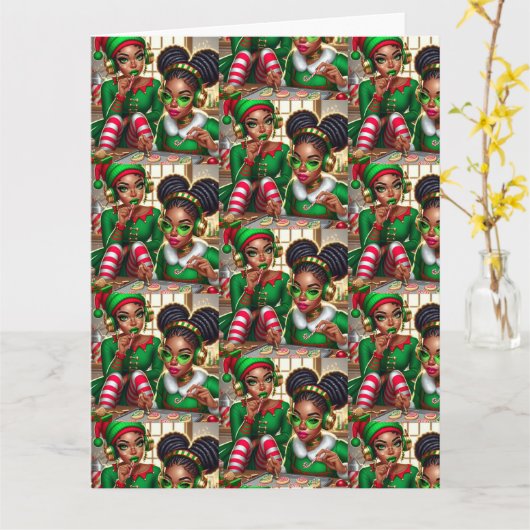 Vouwbare wenskaart kaart (Gele Bloem)