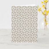 Vouwbare Wenskaart Kaart (Gele Bloem)