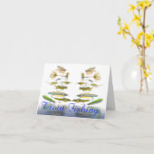 Vouwbare wenskaart kaart (Gele Bloem)