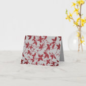 Vouwbare wenskaart kaart (Gele Bloem)