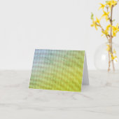 Vouwbare wenskaart kaart (Gele Bloem)