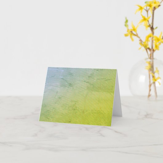 Vouwbare wenskaart kaart (Gele Bloem)