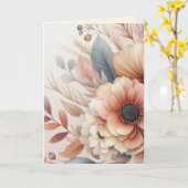 Vouwbare wenskaart kaart (Gele Bloem)