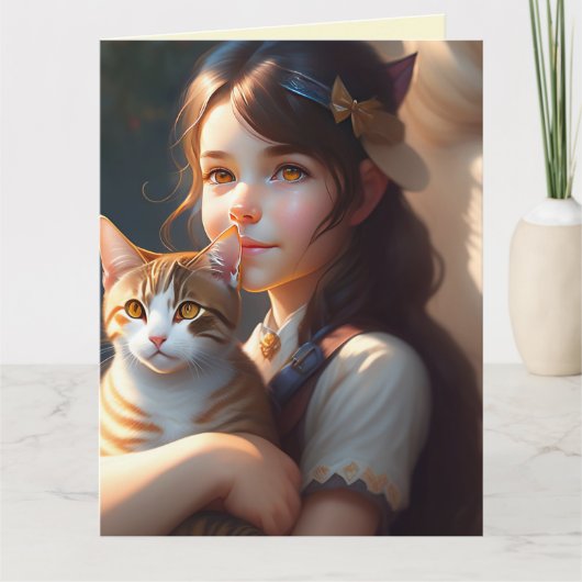 Vouwbare wenskaart kaart (Voorkant)