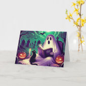 Vouwbare wenskaart kaart (Gele Bloem)