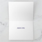 Vouwbare wenskaart kaart (Binnen)