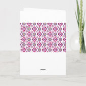 Vouwbare wenskaart kaart (Achterkant)