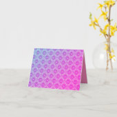 Vouwbare wenskaart kaart (Gele Bloem)