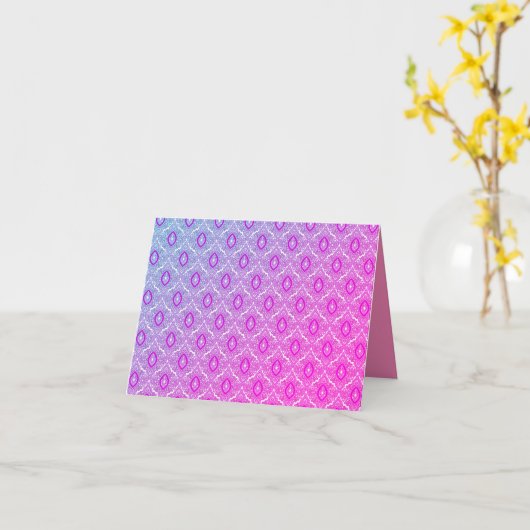 Vouwbare wenskaart kaart (Gele Bloem)