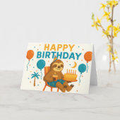 Vouwbare wenskaart kaart (Gele Bloem)