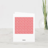 Vouwbare wenskaart kaart (Achterkant)