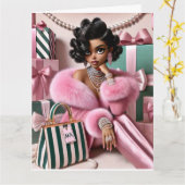 Vouwbare wenskaart kaart (Gele Bloem)