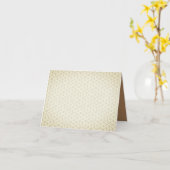 Vouwbare Wenskaart Kaart (Gele Bloem)