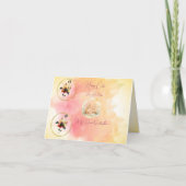 Vouwbare wenskaart  kaart (Voorkant)