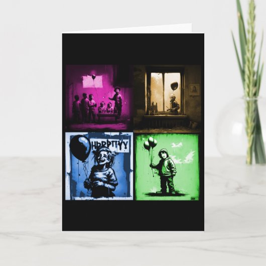 Vouwbare wenskaart kaart (Voorkant)