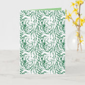 Vouwbare Wenskaart Kaart (Gele Bloem)