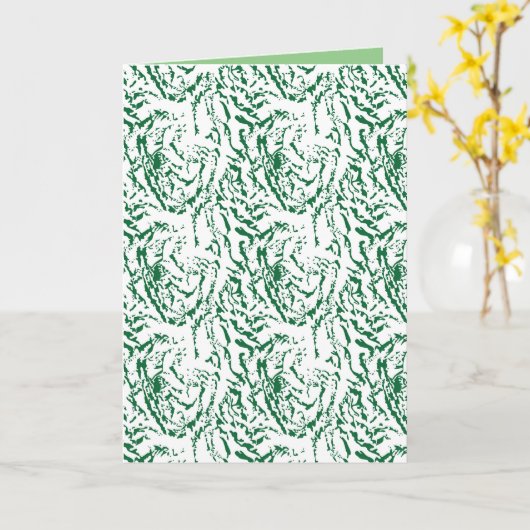 Vouwbare Wenskaart Kaart (Gele Bloem)